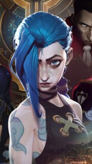 Jinx Arcane Gaming Wallpaper – High Quality 4K Mobile Backgrounds