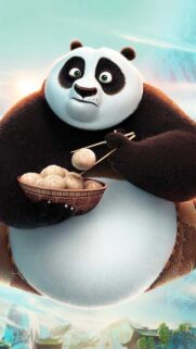 High-Quality Kung Fu Panda Wallpaper for Mobile – Po Fighting Stance HD Background