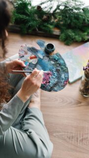 Artistic Expression and Soul Manifestation Creative Energy Wallpaper