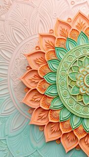 Sacred Mandala Energy Art for Spiritual Harmony and Balance Wallpaper