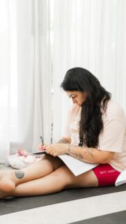 Manifestation Goal Setting and Future Self Journaling Vision Board Wallpaper