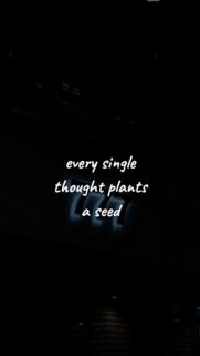 Every Single Thought Plants a Seed Angel Number 777 Manifestation Wallpaper