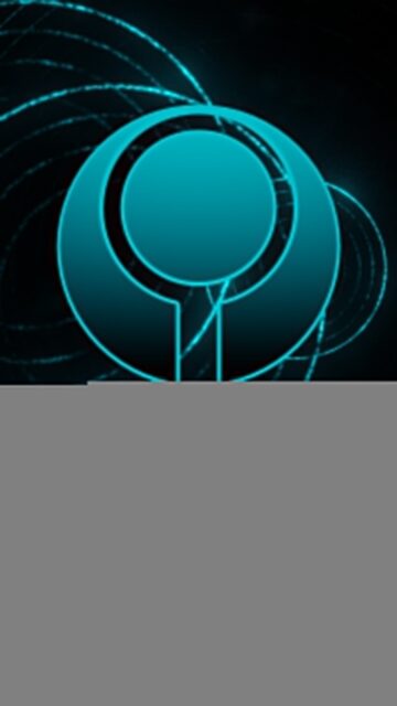 Neon Abstract Cyberpunk Symbol Mobile Wallpaper