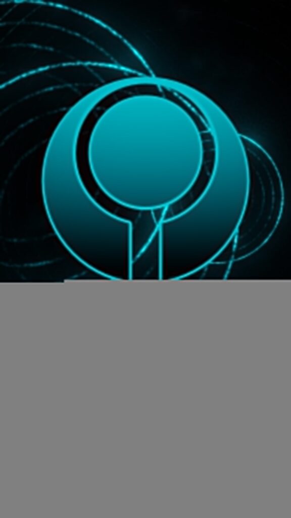 Neon Abstract Cyberpunk Symbol Mobile Wallpaper