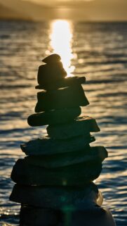 Zen Stone Cairn Balance Spiritual Meditation Energy Phone Wallpaper