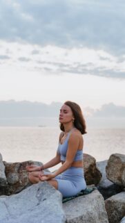 Serene Zen Meditation Yoga Spiritual Harmony Aesthetic Wallpaper