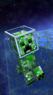 Minecraft Pixel World HD Gaming Wallpaper – Premium Mobile Background