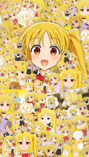 Nijika Ijichi Collage Aesthetic Anime Wallpaper for Mobile