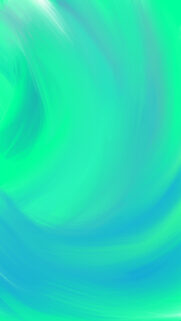 Minimalist Abstract Green and Cyan Liquid Swirl Mobile Wallpaper