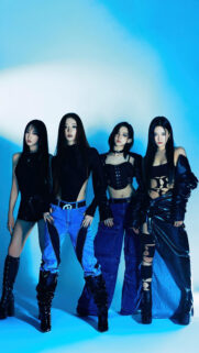 AESPA Kpop Girl Group Stylish Fashion Wallpaper for Mobile Phone