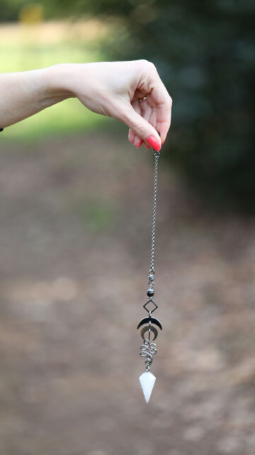 Celestial Libra Balance Crystal Pendulum Spiritual Energy Wallpaper