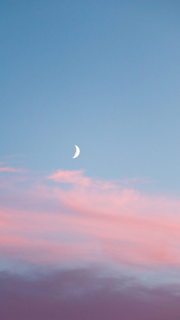 Cancer Moon Aesthetic Spiritual Astrology Crescent Moon Wallpaper