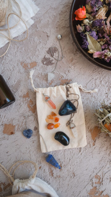 Healing Crystal Energy Collection for Spiritual Manifestation Wallpaper
