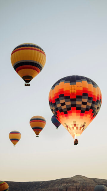 Libra Air Sign Aesthetic Hot Air Balloons Spiritual Wallpaper