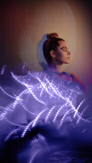 Cosmic Aura Energy and Spiritual Manifestation Aesthetic Wallpaper