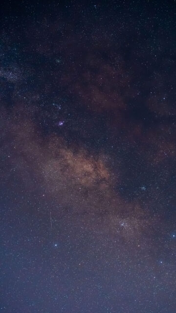 Cosmic Aquarius Constellation and Milky Way Galaxy Mobile Wallpaper