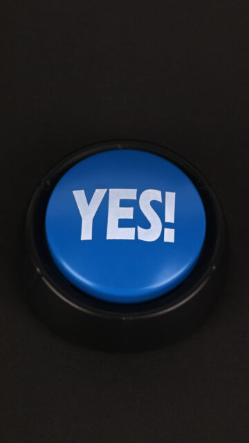 Positive Affirmation Manifestation YES Button Energy Aesthetic Wallpaper