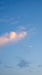 Crescent Moon Phase Spiritual Energy Sky Aesthetic Mobile Wallpaper