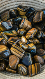 Healing Tiger Eye Crystal Energy and Grounding Protection Wallpaper