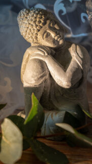 Zen Meditation Buddha Statue for Inner Peace and Mindfulness Wallpaper