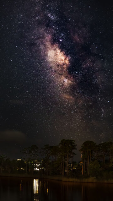 Stunning Milky Way Celestial Energy Galaxy Night Sky Wallpaper
