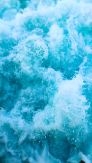 Pisces Dreamy Ocean Waves Zodiac Astrology iPhone Wallpaper