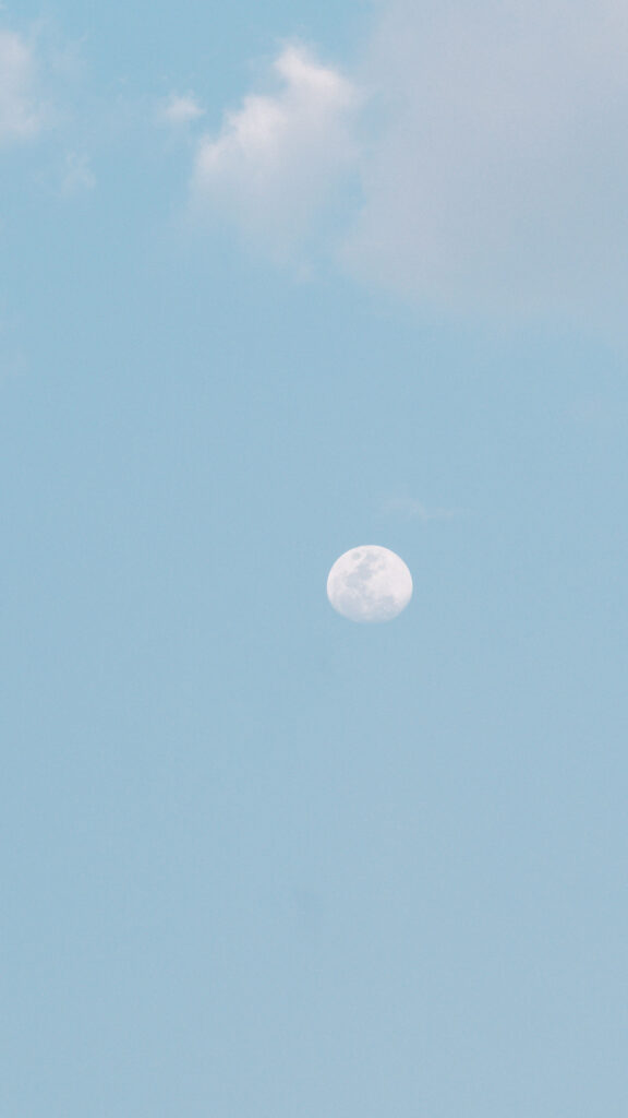 Ethereal Full Moon Spiritual Energy and Lunar Manifestation Wallpaper