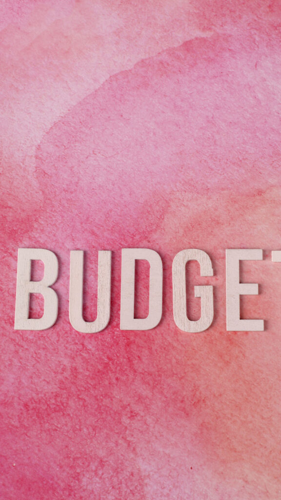 Abundance Mindset Vision Board: Financial Manifestation and Wealth Goal Wallpaper