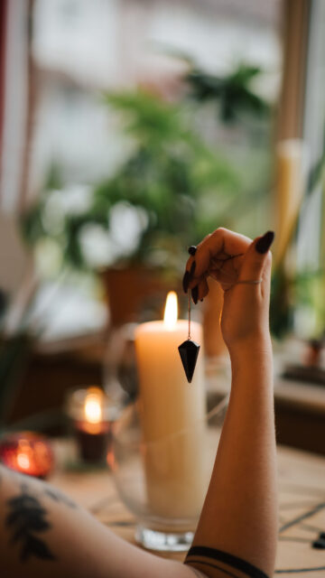 Libra Balance Spiritual Pendulum Energy and Manifestation Aesthetic Wallpaper