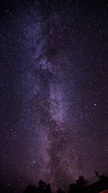 Cosmic Milky Way Galaxy Night Sky Spiritual Energy Phone Wallpaper