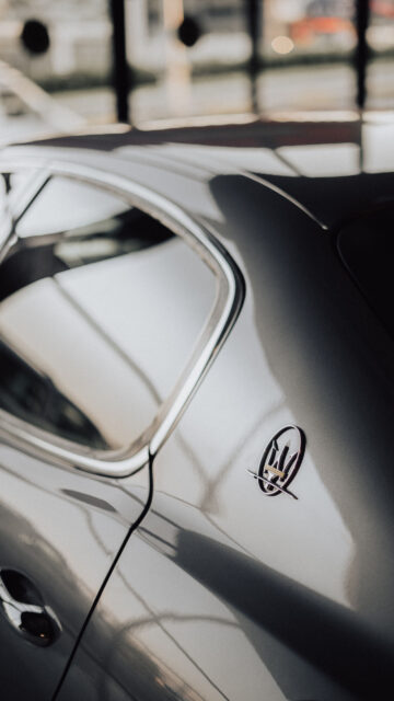 Luxury Maserati Vision Board Aesthetic for Wealth Manifestation Wallpaper
