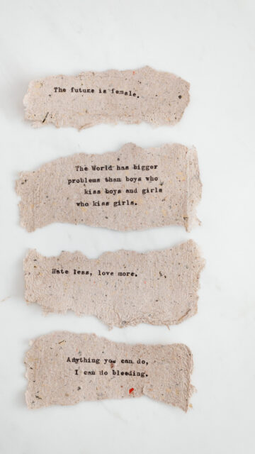 Positive Affirmations and Empowerment Vision Board Aesthetic Wallpaper