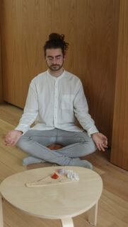 Zen Meditation and Crystal Healing Manifestation Energy Wallpaper