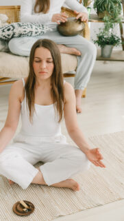 Chakra Healing and Mindful Meditation Spiritual Energy Aesthetic Wallpaper