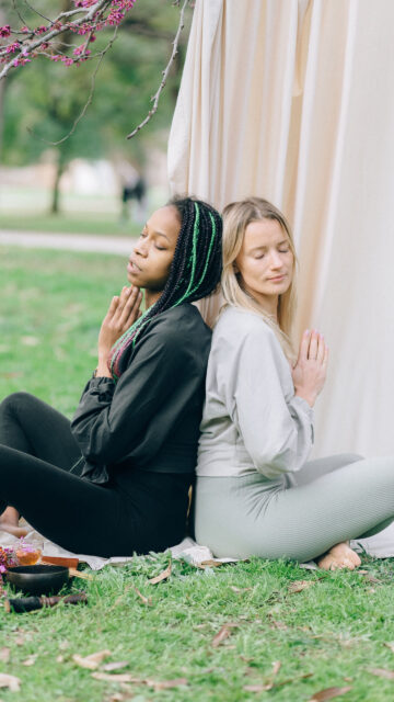 Guided Meditation and Spiritual Connection Zen Aesthetic Wallpaper