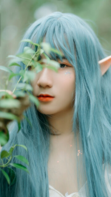 Dreamy Pisces Aesthetic Zodiac Portrait for Spiritual Connection Wallpaper