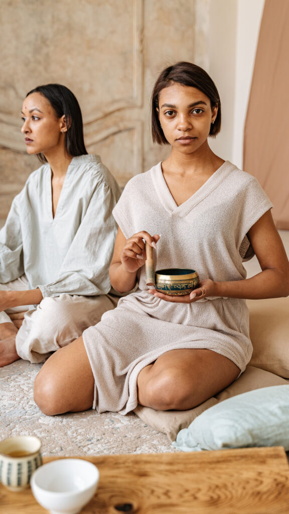 Zen Meditation Sound Healing Ritual for Mindful Living Wallpaper