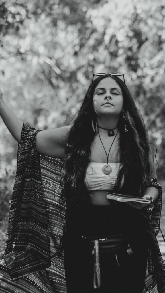 Spiritual Manifestation and Mindful Energy Aesthetic Wallpaper