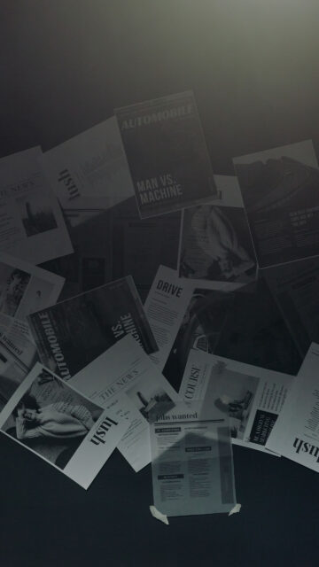 Vision Board Manifestation Collage for Career Growth and Success Desktop Wallpaper