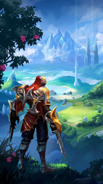 Zed Shadow Assassin Fantasy World 4K Mobile Wallpaper