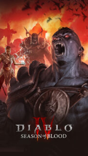 Diablo IV Season of Blood Fantasy Warrior Mobile Wallpaper