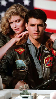 Tom Cruise and Kelly McGillis Top Gun Mobile Wallpaper