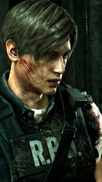 Leon S. Kennedy R.P.D. Officer Mobile Wallpaper