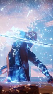 Destiny 2 Arcstrider Hunter Strike Mobile Wallpaper