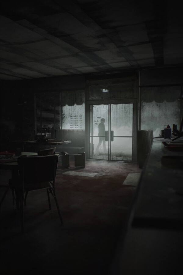 Silent Hill 2 Remake Foggy Diner Mobile Wallpaper