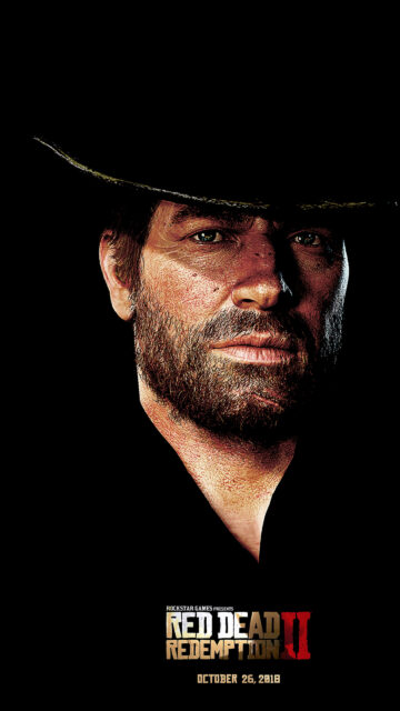 Arthur Morgan Red Dead Redemption 2 Portrait Mobile Wallpaper