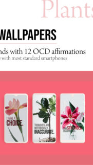 Floral Affirmation Quotes for Mobile Wallpaper