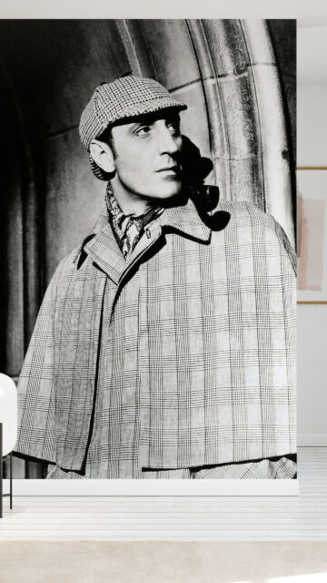Basil Rathbone as Sherlock Holmes Portrait Mobile Wallpaper
