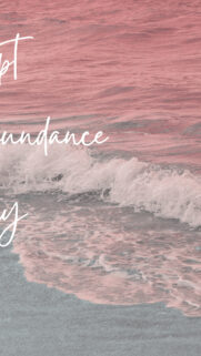 Manifesting Abundance Ocean Vision Board Aesthetic Phone Wallpaper