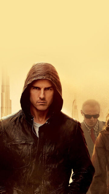 Ethan Hunt Mission Impossible Ghost Protocol Mobile Wallpaper